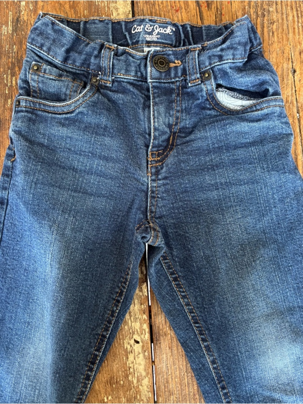 Cat & Jack Boys Indigo Blue Skinny Jeans